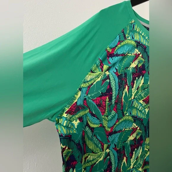 🎁NWT!🎁 Reel Legends Men’s 2XL Performance Long Sleeve Tropical Print - Picture 4 of 12